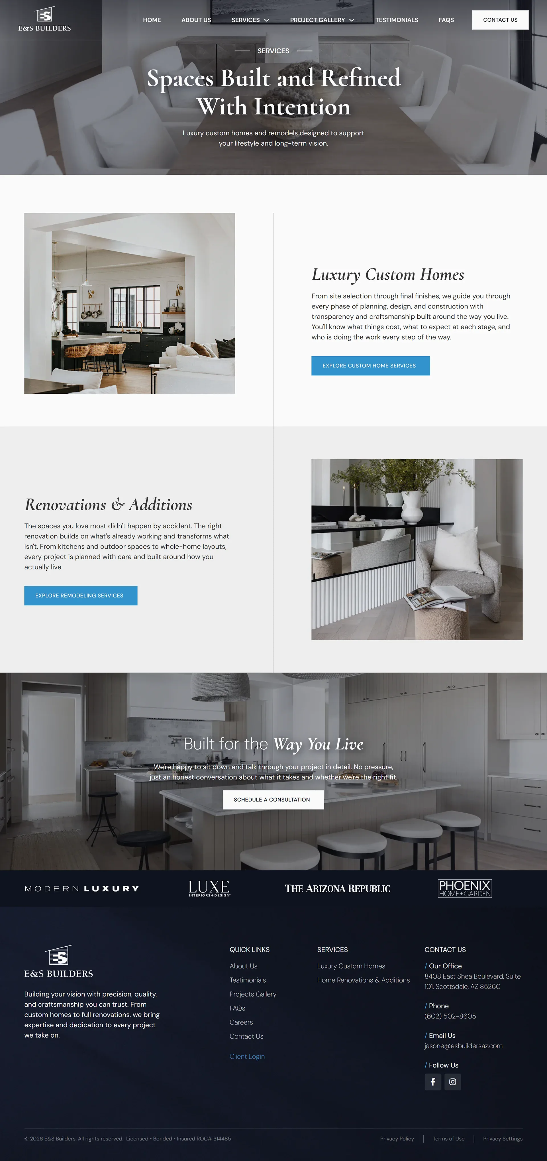 esbuildersaz.com service