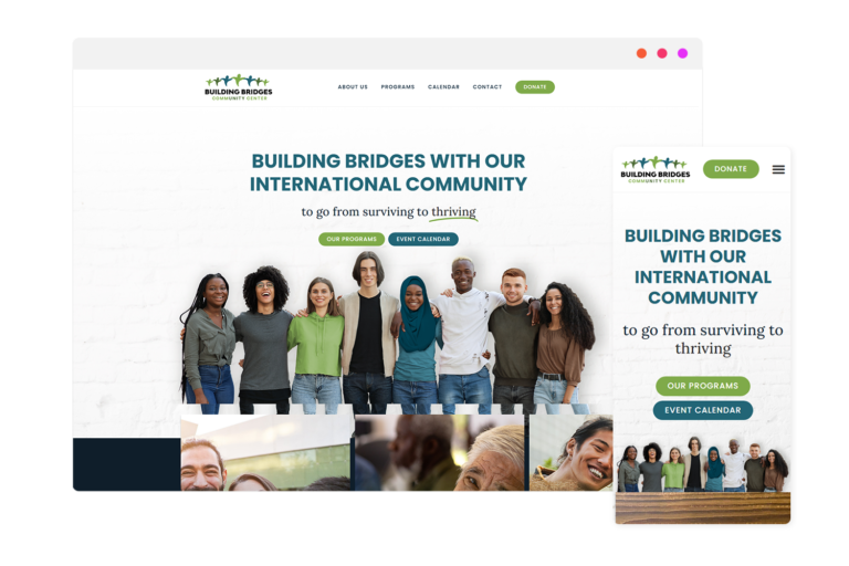 Building Bridges Community Center Portfolio | Crushing Pixels