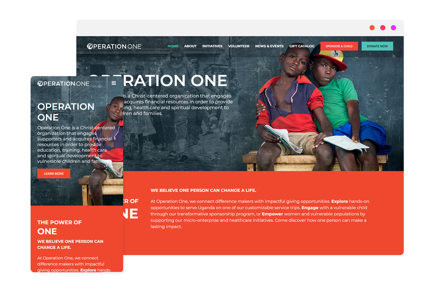 Operation One Home Page